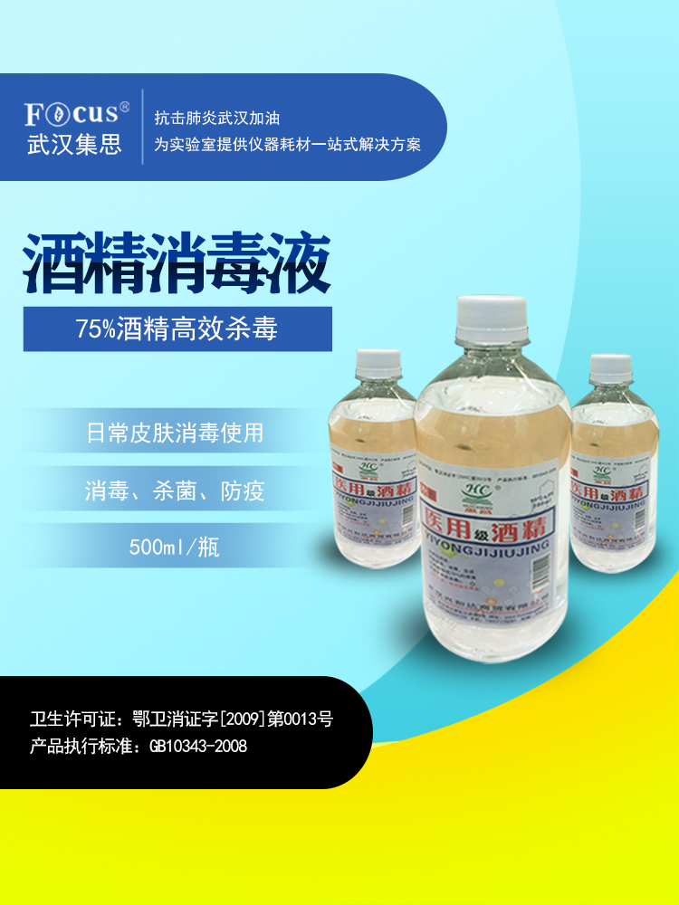 疫情防護(hù)物資，酒精消毒液